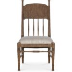 Americana Upholstered Seat Side Chair 7050-75310-85 7050 75310 85 straight silo