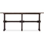 Americana Trestle Console Table 7050-80151-89 7050 80151 89 straight silo