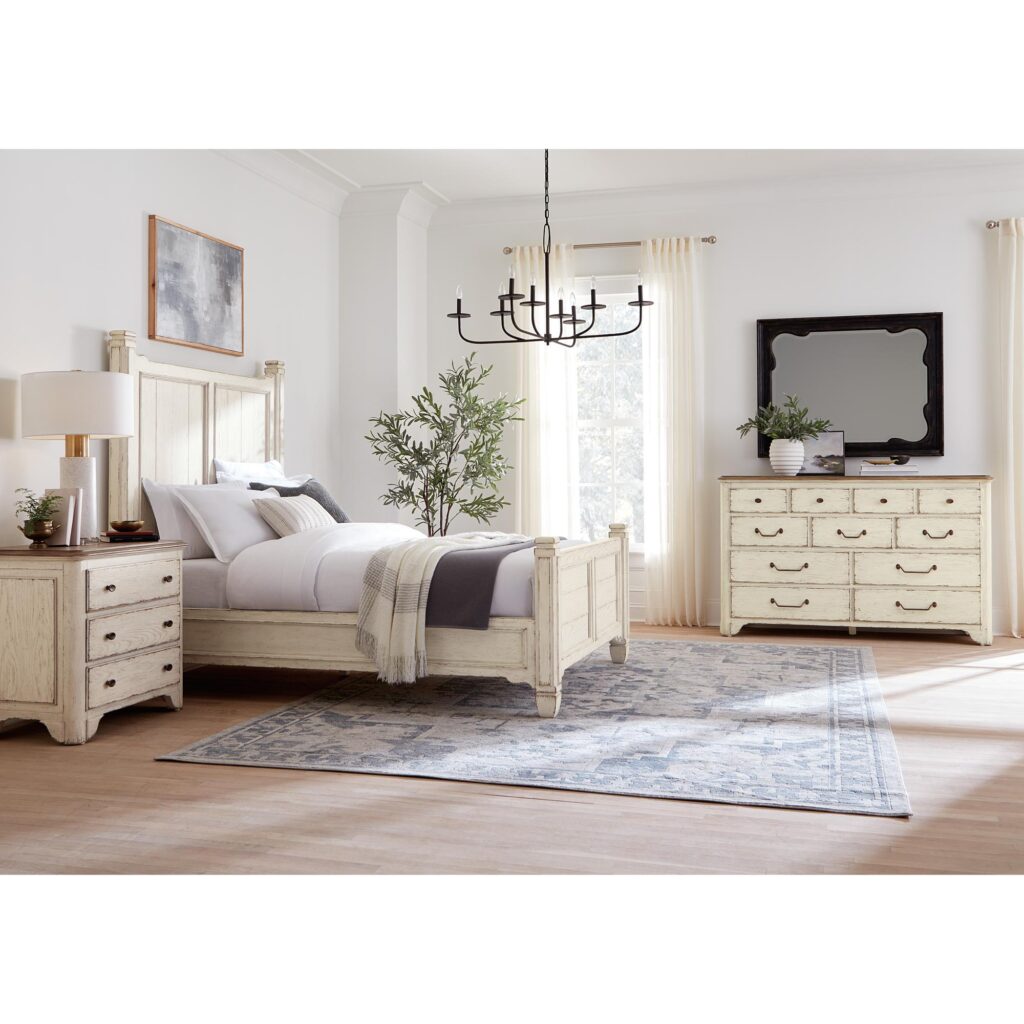 Americana Three-Drawer Nightstand - Image 4