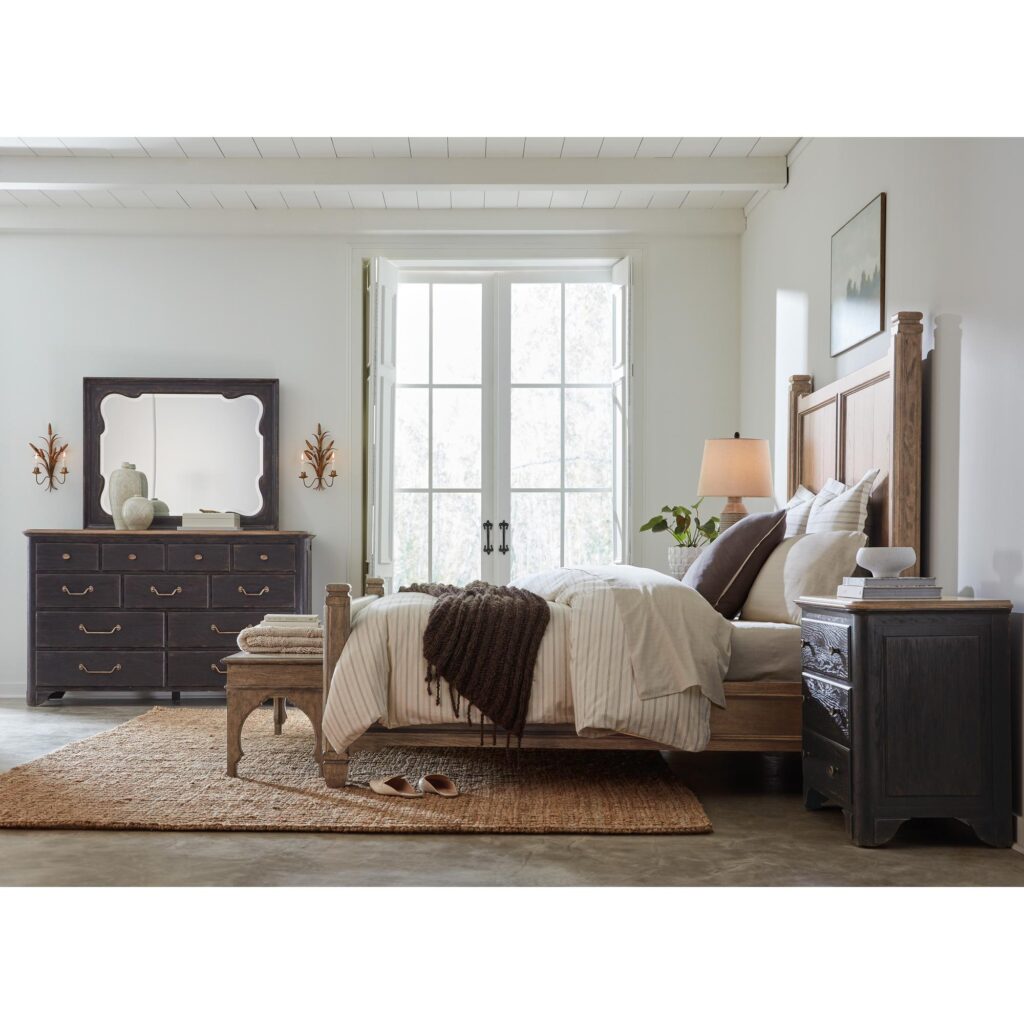 Americana Three-Drawer Nightstand - Image 4