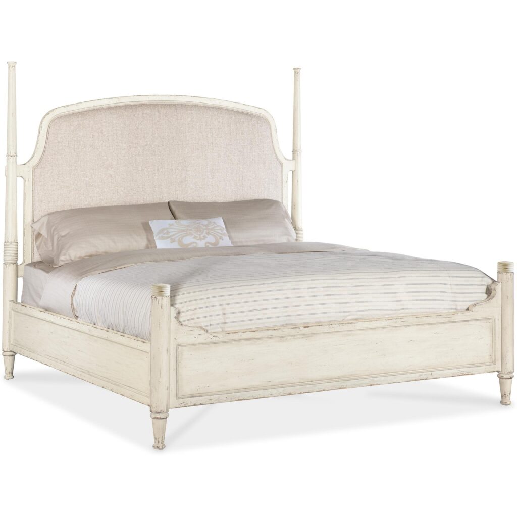 Americana Queen Upholstered Poster Bed - Image 2