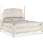 Americana Queen Upholstered Poster Bed 7050-90650-02 7050 90666 02 silo2