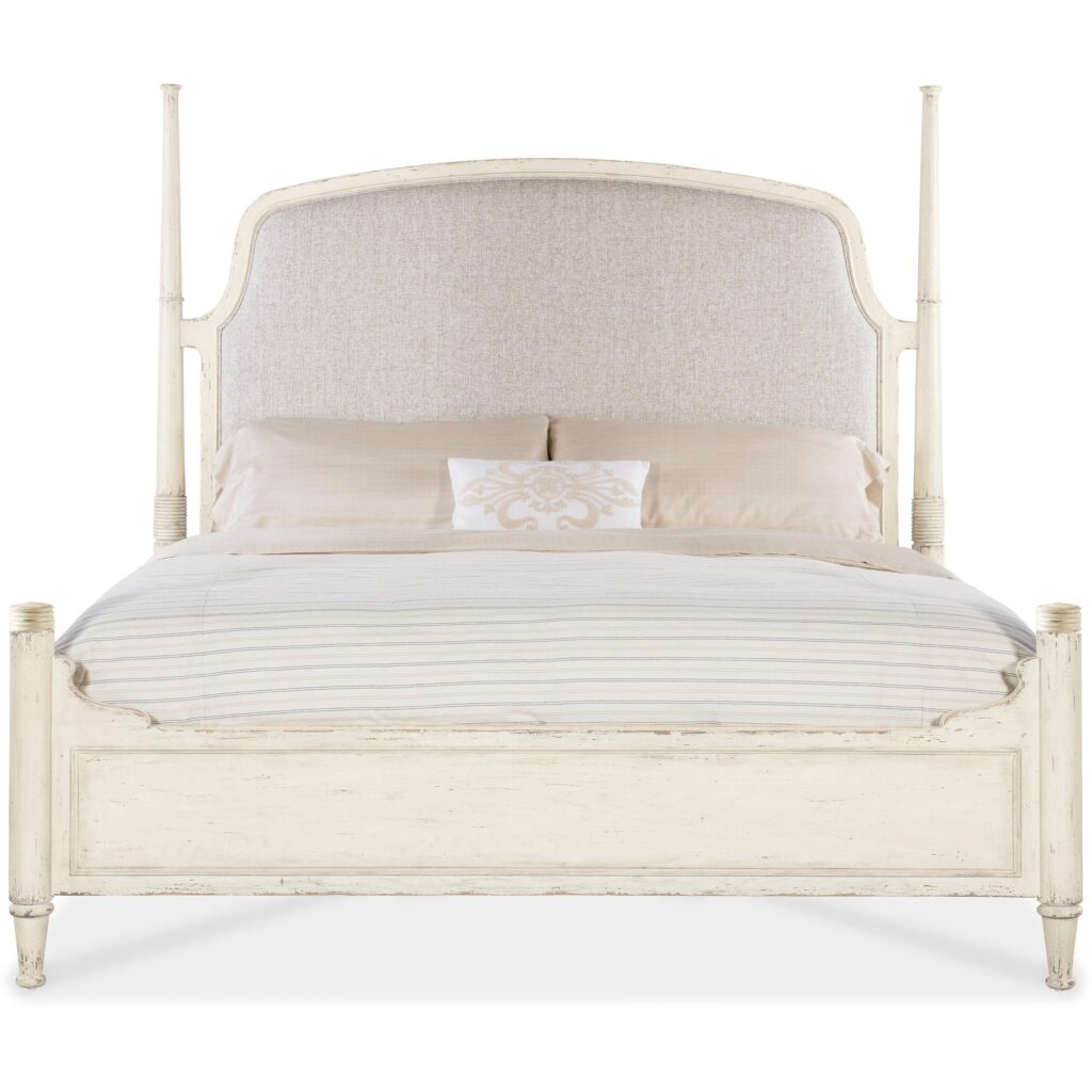 Americana Queen Upholstered Poster Bed - Image 4