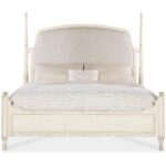 Americana Queen Upholstered Poster Bed 7050-90650-02 7050 90666 02 straight silo2