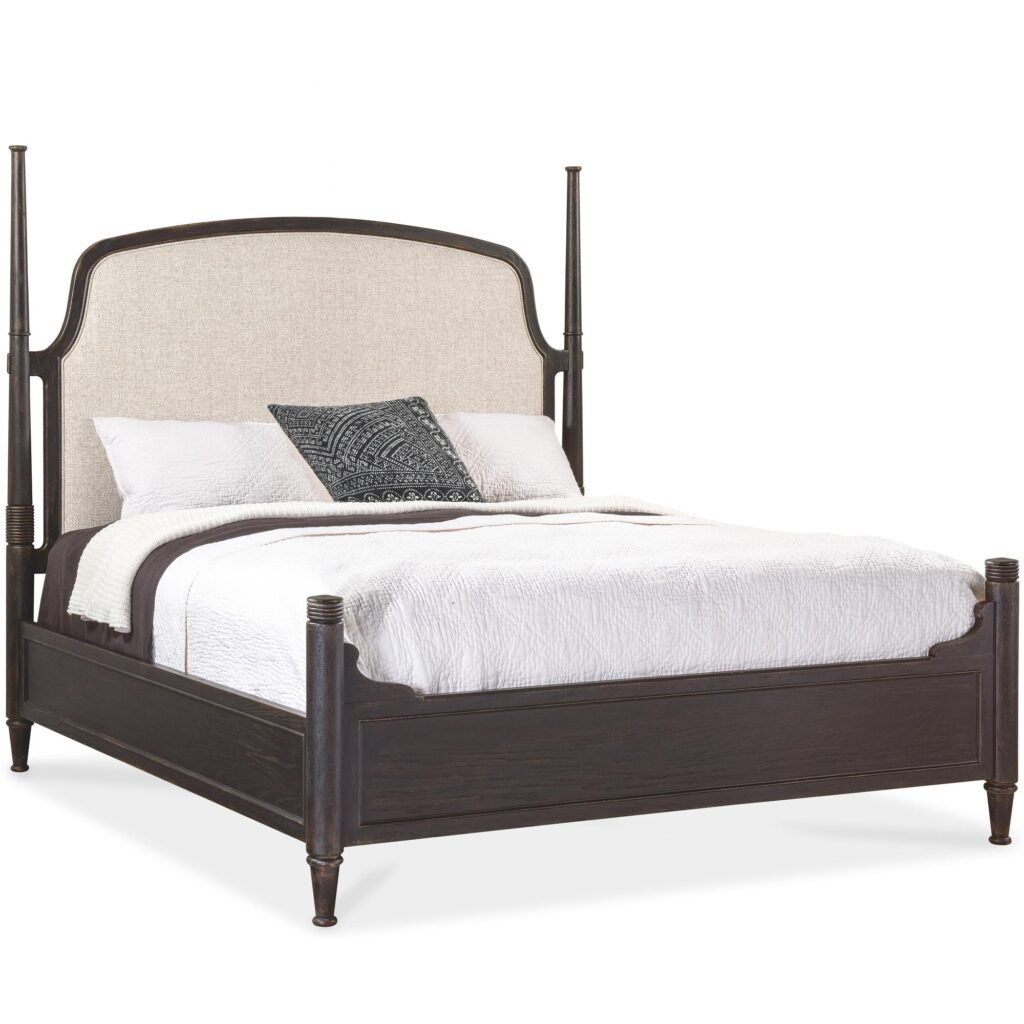Americana California King Upholstered Poster Bed - Image 2