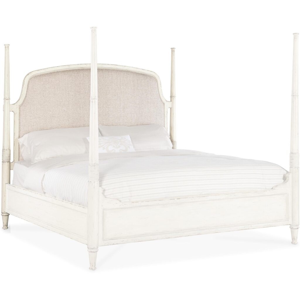 Americana King Upholstered Poster Bed - Image 8