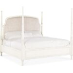 Americana King Upholstered Poster Bed 7050-90666-02 7050 90667 02 silo