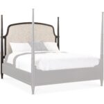 Americana California King Upholstered Poster Bed 7050-90660-89 7050 90667 89 silo
