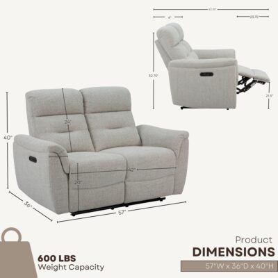 Cain Power Reclining Loveseat 15 Cain Power Reclining Loveseat 70738 70738 8