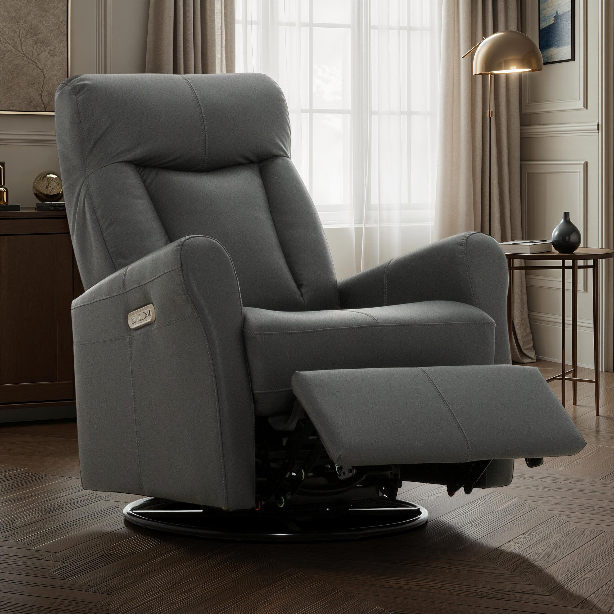 Crescent Power Swivel Glider Recliner 2 Crescent Power Swivel Glider Recliner - Image 2