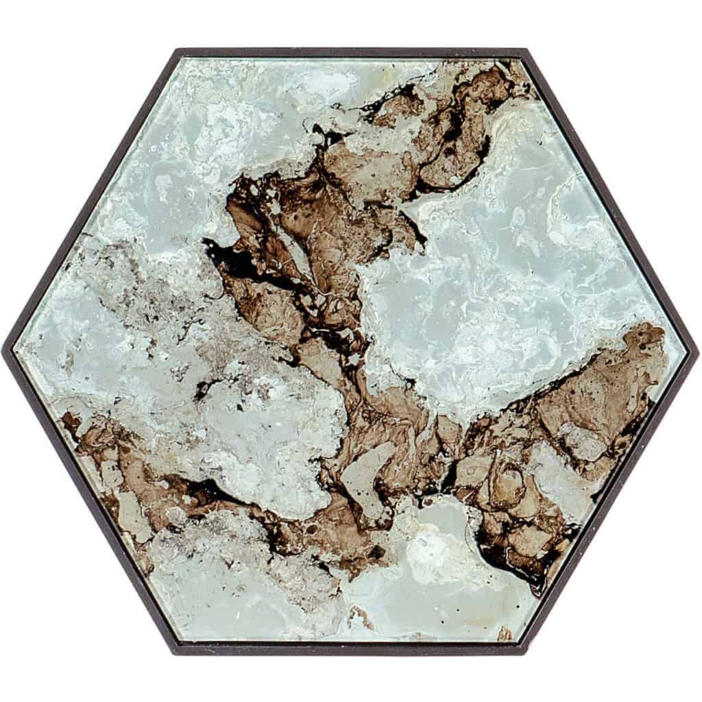 Commerce And Market Glass Frame End Table - Image 2