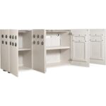 Commerce and Market Pilea Entertainment Credenza 7228-55041-02 7228 55041 02 open silo