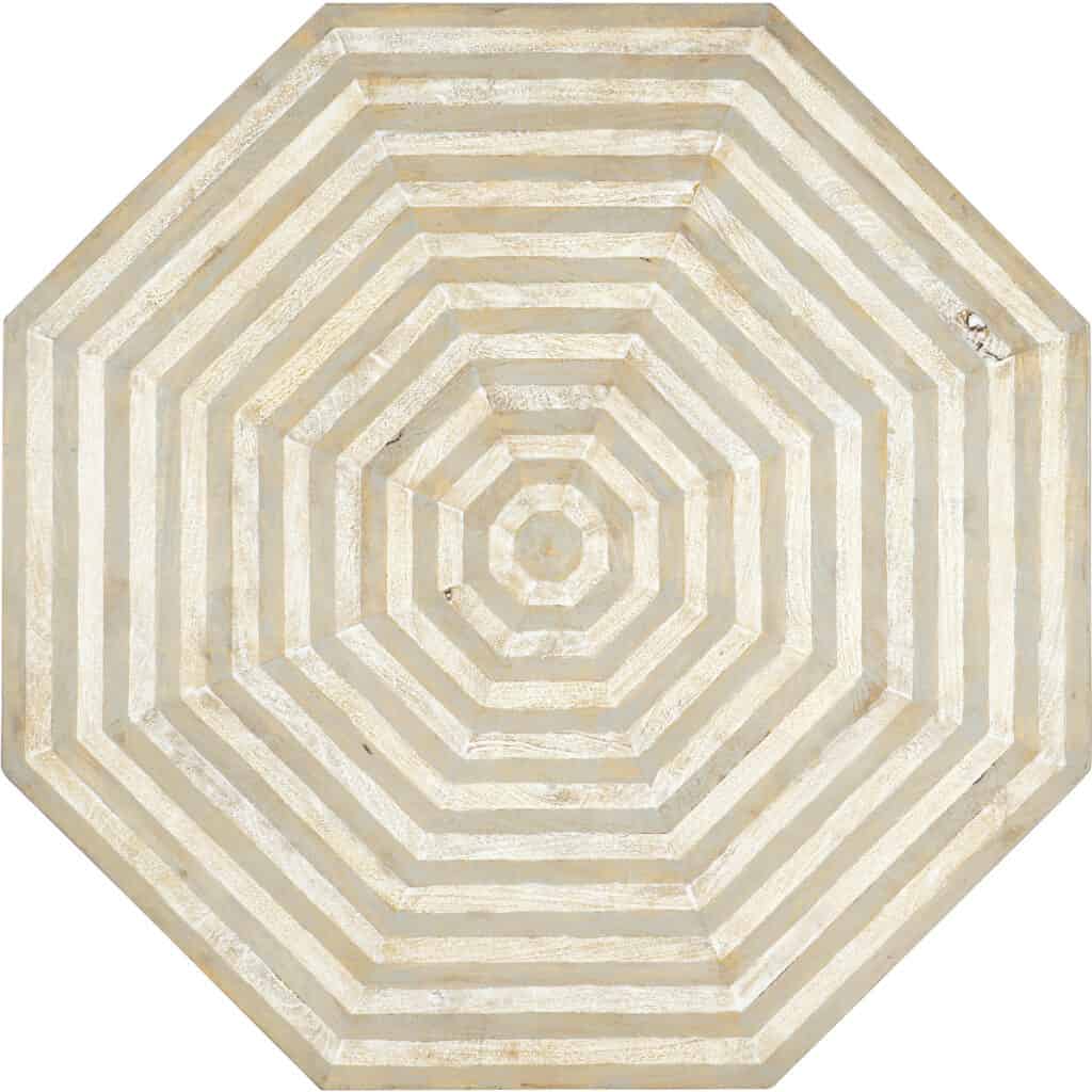 Commerce and Market Octagonal Drum Table - Image 2