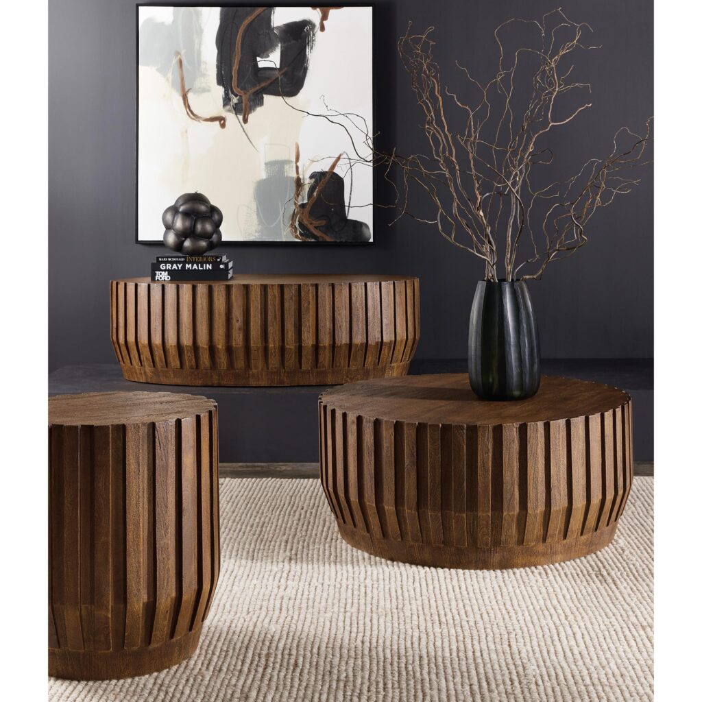 Commerce and Market Gears Round End Table - Image 4