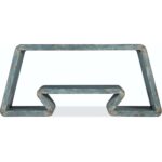 Commerce and Market Inside Track Console Table 7228-85073-45 7228 85073 45 straight silo
