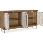 Commerce and Market Savana Woven Front Credenza 7228-85141-85 7228 85141 85 open silo