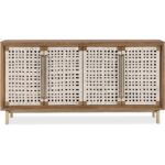 Commerce and Market Savana Woven Front Credenza 7228-85141-85 7228 85141 85 straight silo
