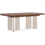 Eleana Rectangle Dining Table with Two 20-inch Leaves 7252-75200-85 7252 75200t 85 silo