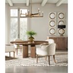 Eleana Round Dining Table with One 20-inch Leaf 7252-75203-85 7252 75203 85 75400 85 75903 85 room