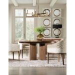 Eleana Round Dining Table with One 20-inch Leaf 7252-75203-85 7252 75203 85 75400 85 75903 85 room2