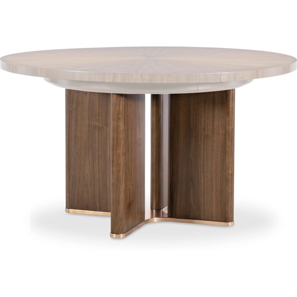 Eleana Round Dining Table with One 20-inch Leaf - Image 8