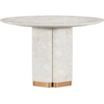 Eleana Round Dining Table 7252-75213-00 7252 75213 00 back silo