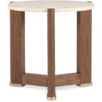 Eleana Round End Table 7252-80216-85 7252 80216 85 back silo