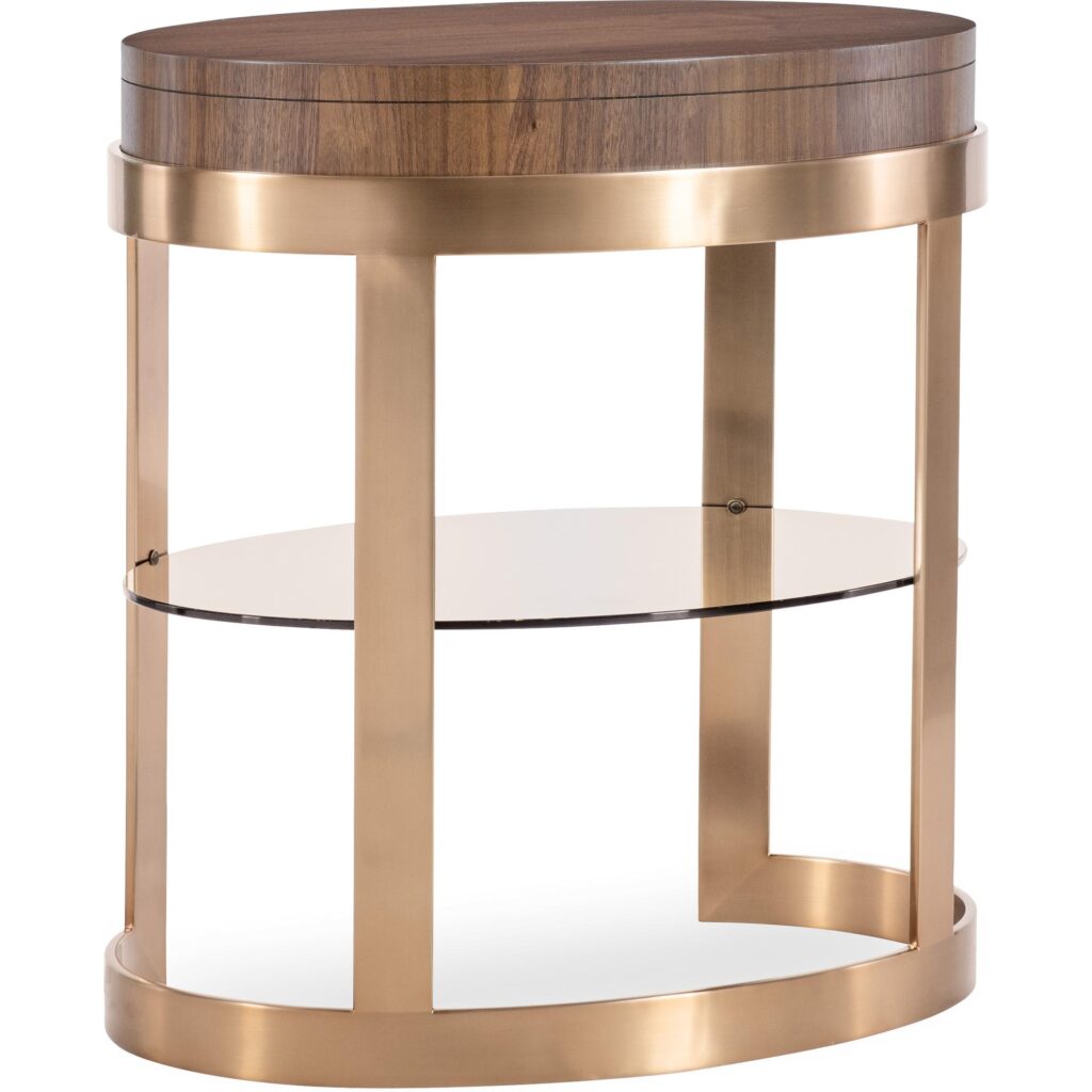 Eleana Oval Nightstand - Image 2