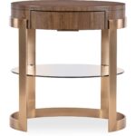 Eleana Oval Nightstand 7252-90115-85 7252 90115 85 straight silo