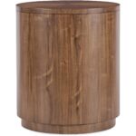 Eleana Round Nightstand 7252-90215-85 7252 90215 85 back silo