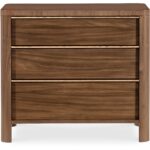 Eleana Three Drawer Nightstand 7252-90216-85 7252 90216 85 straight silo