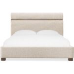 Eleana Upholstered King Panel Bed 7252-90866-85 7252 90866 85 straight silo