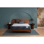 Beautyrest Harmony Lux Hybrid Lagoon Landing Plush Queen Mattress 800016236-1050 7351 2652 4744 High Res JPEG BR23 NL HarmonyLuxHY LagoonLanding PL Room Front NoThrows 564494 0369 5760x3840