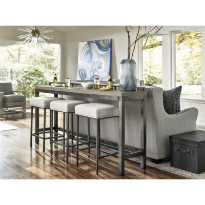 Curated Mitchell Console Table with 3 Stools