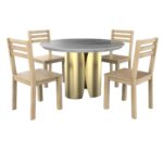 Hugo Dining Table - Gold 760030 760030 760030 4