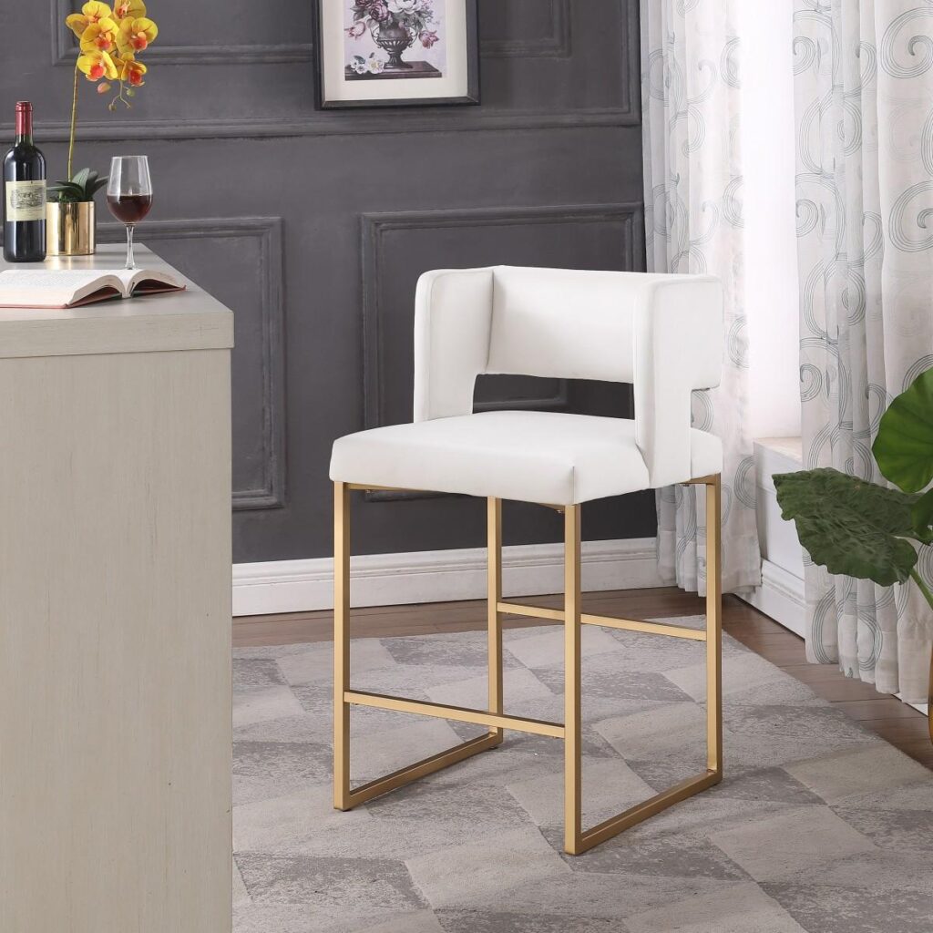 Anthony Bar Stool - Set of 2 - Beige - Image 2
