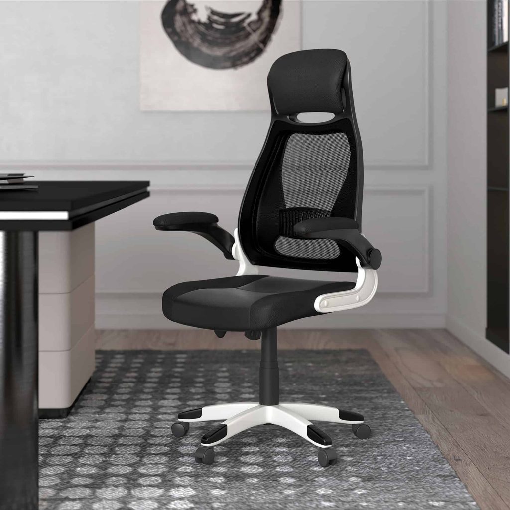 Figo Office Chair in Grey and Black - Image 2