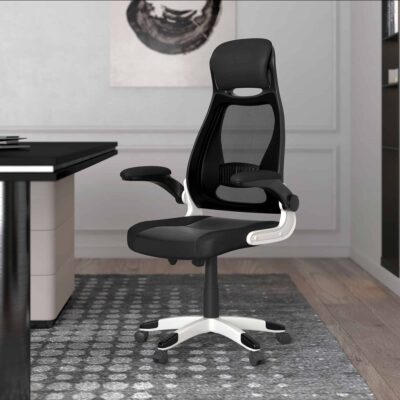 Figo Office Chair in Grey and Black 802-840BK 802 840BK 1