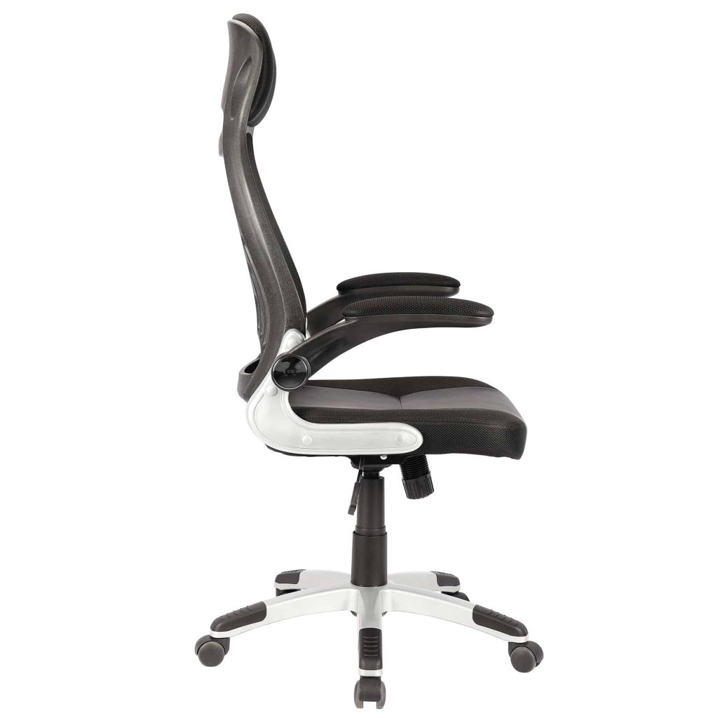 Figo Office Chair in Grey and Black - Image 4