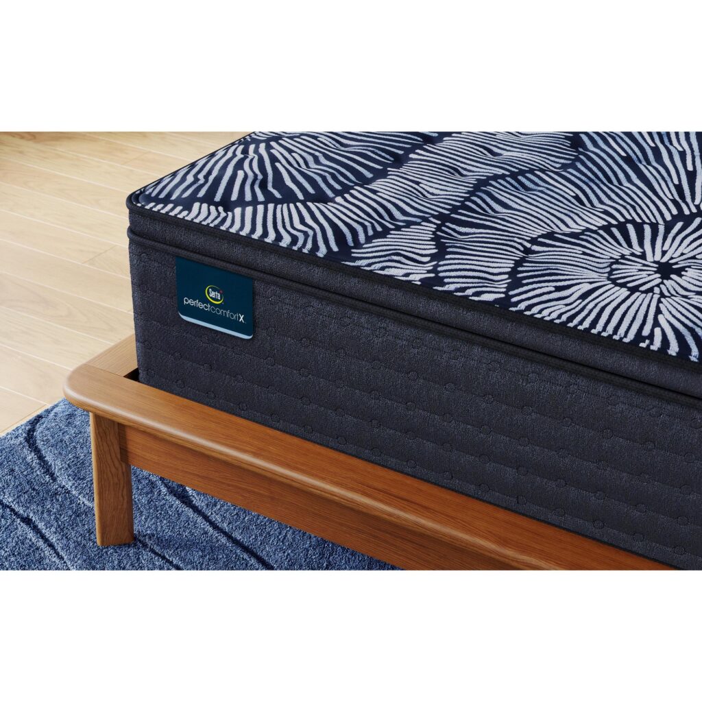Serta Perfect Comfort Textural Medium Euro Top Queen Mattress - Image 8