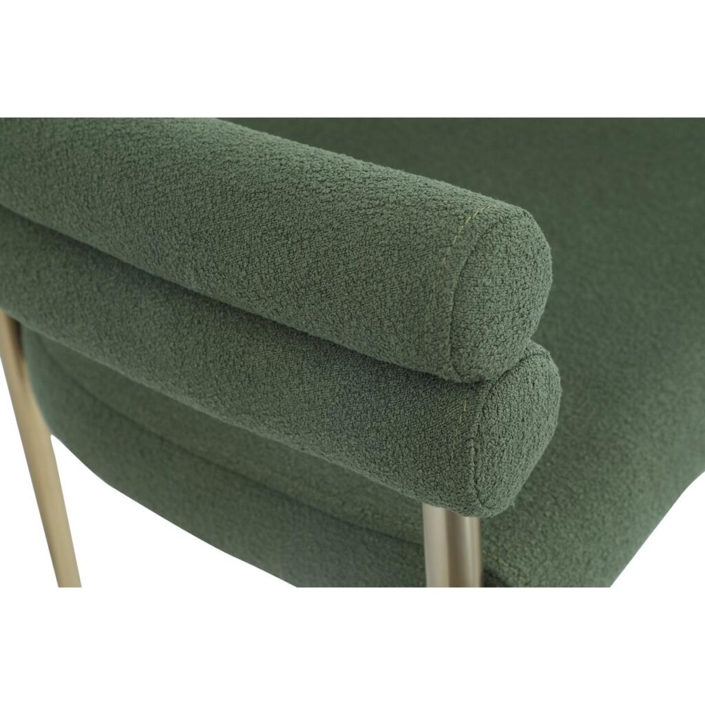 Allure Dining Chair - Set of 2 - Green/Gold - Image 4