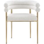 Allure Dining Chair - Set of 2 - Cream/Gold 80412 80412 2
