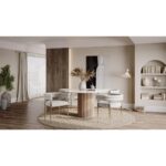Allure Dining Chair - Set of 2 - Cream/Gold 80412 80412 5