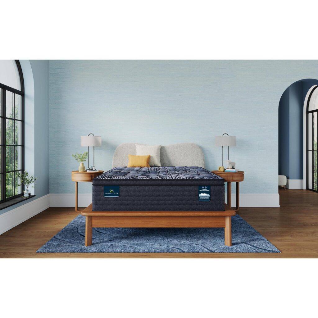 Serta Perfect Comfort Textural Medium Euro Top Queen Mattress - Image 10