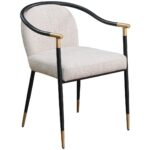 Aspen Dining Chair - Set of 2 - Beige/Black 80712 80712 3
