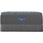 Beautyrest Echo Pillow Top Plush King Mattress 800016406-1060 8660 3086 5505 BR24 NL Core L2 Echo PLPT Silo Front Foundation