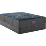 Beautyrest World Class Hybrid Damon Pillow Top Plush King Mattress 800016418-1060 8723 3098 5518 BR24 NL WorldClass Hybrid L2 Damon PL Silo Angle Foundation