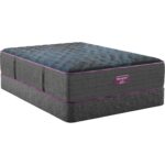 Beautyrest World Class Esme Tight Top Medium King Mattress 800016410-1060 8755 3089 5528 BR24 NL WorldClass L1 Esme MD Silo Angle Foundation