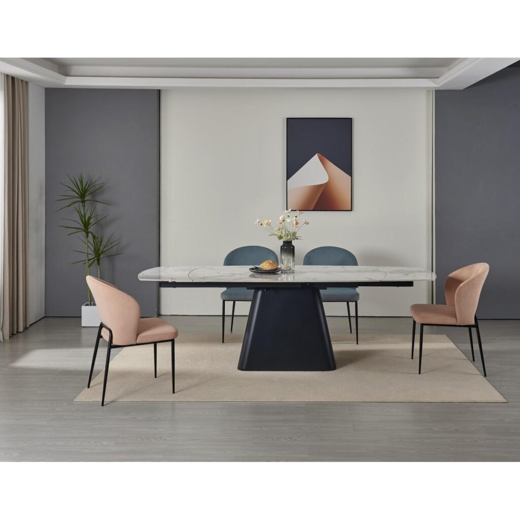 Calliope Dining Table - Jadeite White - Image 6