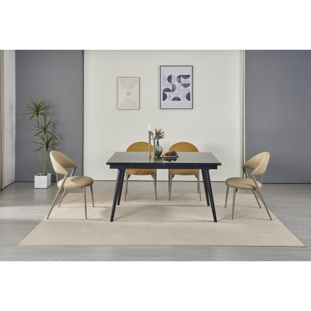 Makena Dining Table - Black - Image 7